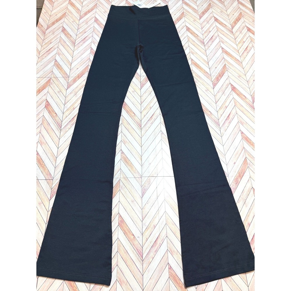 NEW‎ Grey State Womens 0 Black High Rise Flare Leg Pants Quiet Luxury ChicNoir